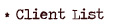 client list